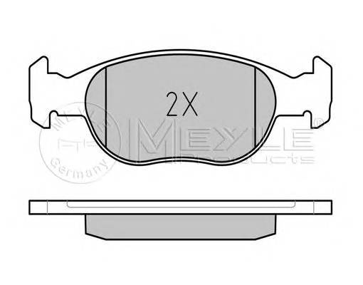 MEYLE 025 219 3017/W Комплект тормозных колодок,