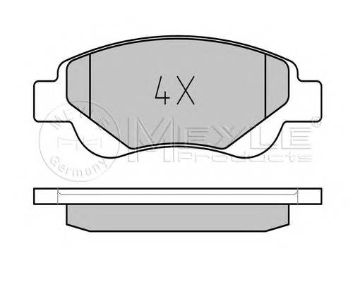 MEYLE 025 239 5917 Комплект гальмівних колодок,