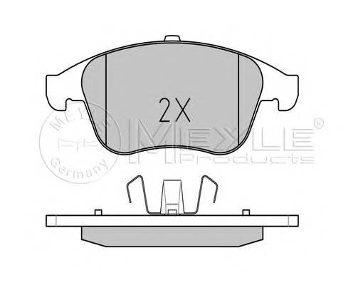 MEYLE 025 247 0917 Комплект тормозных колодок,