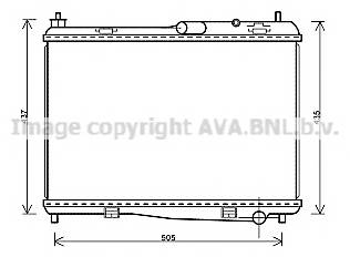 AVA QUALITY COOLING FD2440 Радиатор, охлаждение двигателя