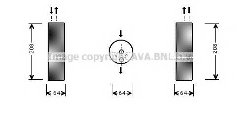 AVA QUALITY COOLING MSD053 Осушитель, кондиционер