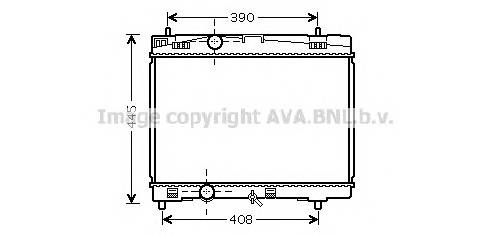 AVA QUALITY COOLING TOA2357 Радиатор, охлаждение двигателя