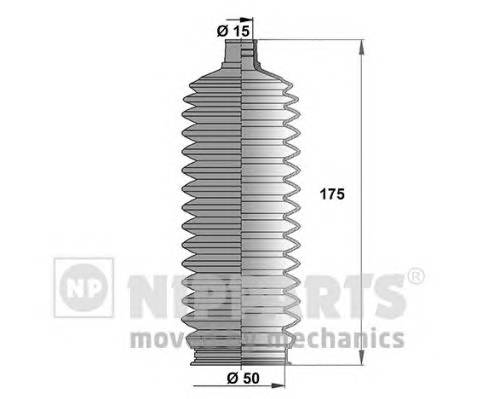 NIPPARTS J2846008 Комплект пильника, рульове