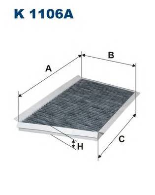 FILTRON K1106A Фильтр, воздух во