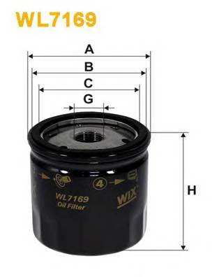 WIX FILTERS WL7169 Масляный фильтр