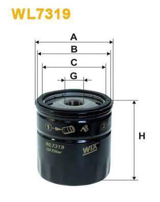 WIX FILTERS WL7319 Масляный фильтр