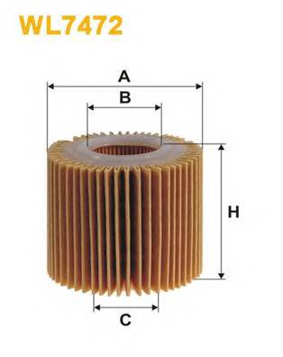 WIX FILTERS WL7472 Масляный фильтр