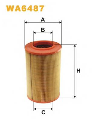 WIX FILTERS WA6487 Воздушный фильтр