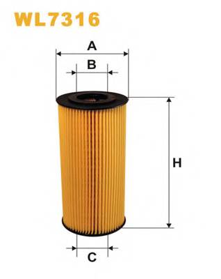 WIX FILTERS WL7316 Масляный фильтр