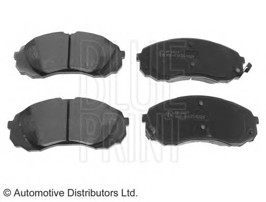 BLUE PRINT ADG04290 Комплект гальмівних колодок,