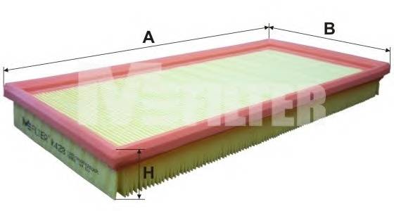 MFILTER K428 Фiльтр салону