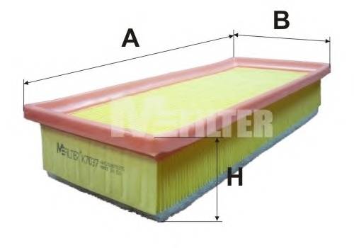 MFILTER K7037 Фильтр воздушный