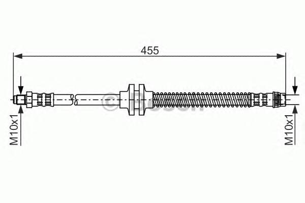 BOSCH 1 987 476 126 Тормозной шланг