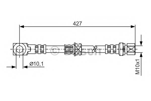 BOSCH 1 987 476 690 Гальмівний шланг