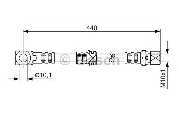 BOSCH 1 987 476 694 Гальмівний шланг