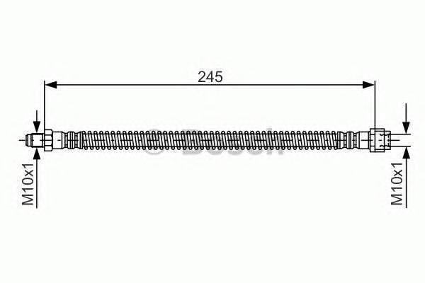 BOSCH 1 987 476 950 Гальмівний шланг