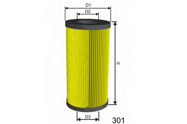 MISFAT L100 FILTR OLEJU SKODA