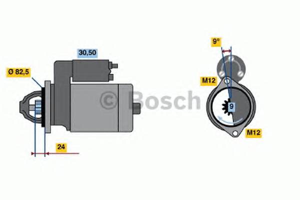 BOSCH 0 986 015 540 Стартер