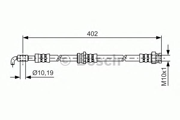BOSCH 1 987 481 445 Тормозной шланг