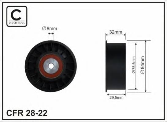 CAFFARO 28-22 Ролик