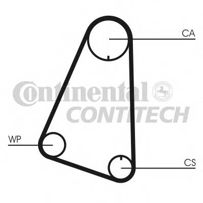 CONTITECH CT633 Ремень ГРМ