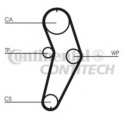 CONTITECH CT709K1 Комплект ремня ГРМ