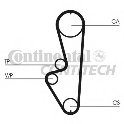 CONTITECH CT765 Ремень ГРМ