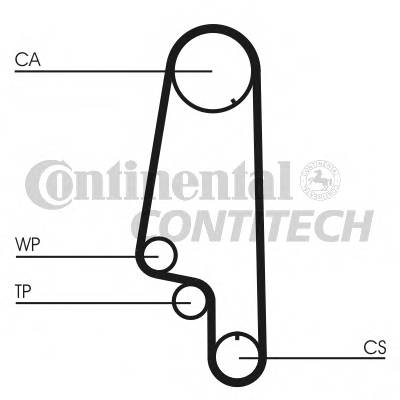 CONTITECH CT846K1 Комплект ремня ГРМ