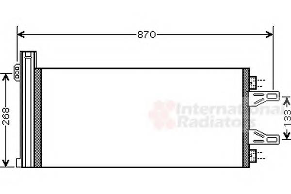 VAN WEZEL 09005248 Конденсатор, кондиціонер