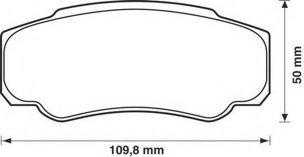 JURID 573115J Комплект тормозных колодок,