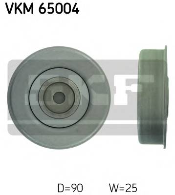 SKF VKM 65004 Натяжний ролик, полікліновий