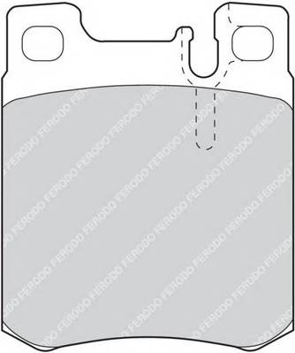 FERODO FDB799 Комплект тормозных колодок,