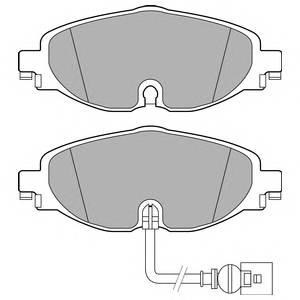 DELPHI LP2698 Комплект гальмівних колодок,