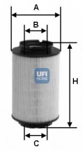 UFI 26.014.00 Топливный фильтр