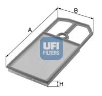 UFI 30.124.00 Повітряний фільтр