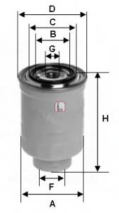 SOFIMA S 4413 NR Топливный фильтр