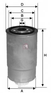 SOFIMA S 4H2O NR Топливный фильтр