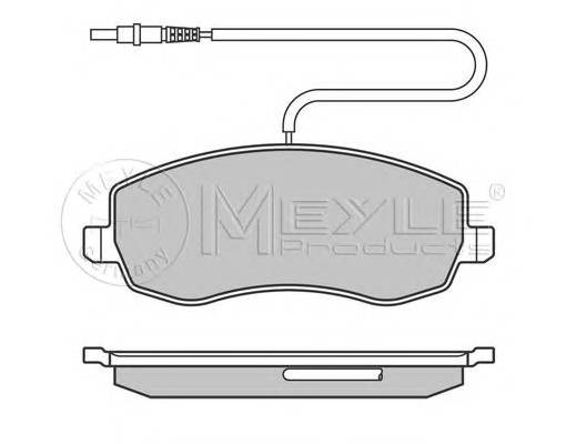 MEYLE 025 248 3919/W Комплект тормозных колодок,