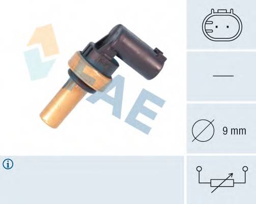 FAE 32710 Датчик, температура охлаждающей