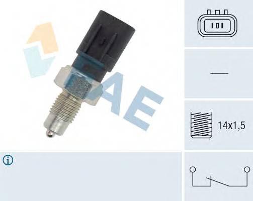 FAE 41245 Выключатель, фара заднего