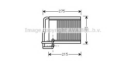 AVA QUALITY COOLING HY6213 Теплообменник, отопление салона