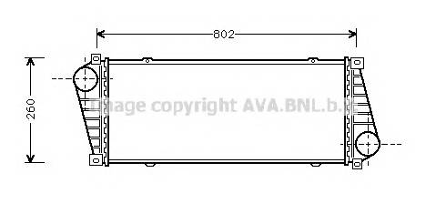 AVA QUALITY COOLING MSA4217 Интеркулер