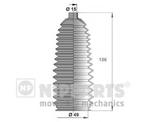 NIPPARTS J2843012 Комплект пылника, рулевое