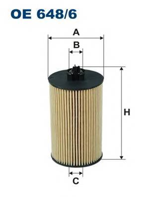 FILTRON OE648/6 Масляный фильтр