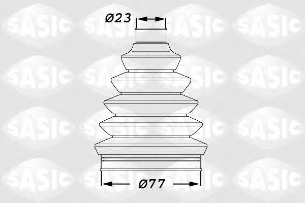 SASIC 1900008 Комплект пильника, приводний