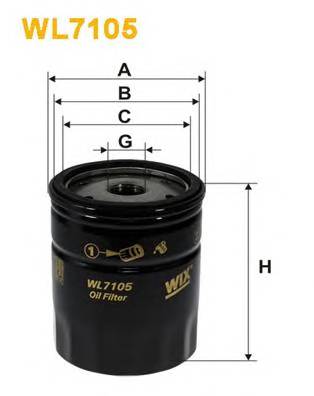 WIX FILTERS WL7105 Масляный фильтр