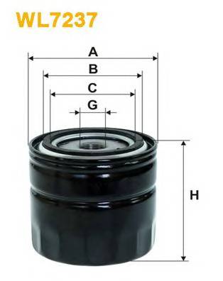 WIX FILTERS WL7237 Масляный фильтр