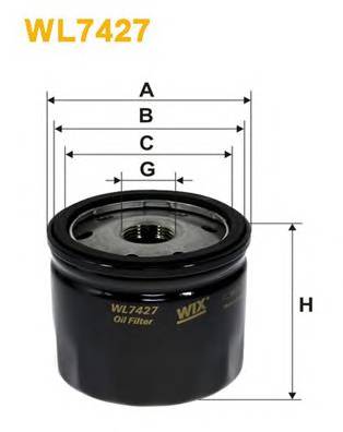 WIX FILTERS WL7427 Масляный фильтр