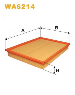 WIX FILTERS WA6214 Воздушный фильтр