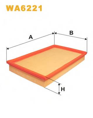 WIX FILTERS WA6221 Повітряний фільтр